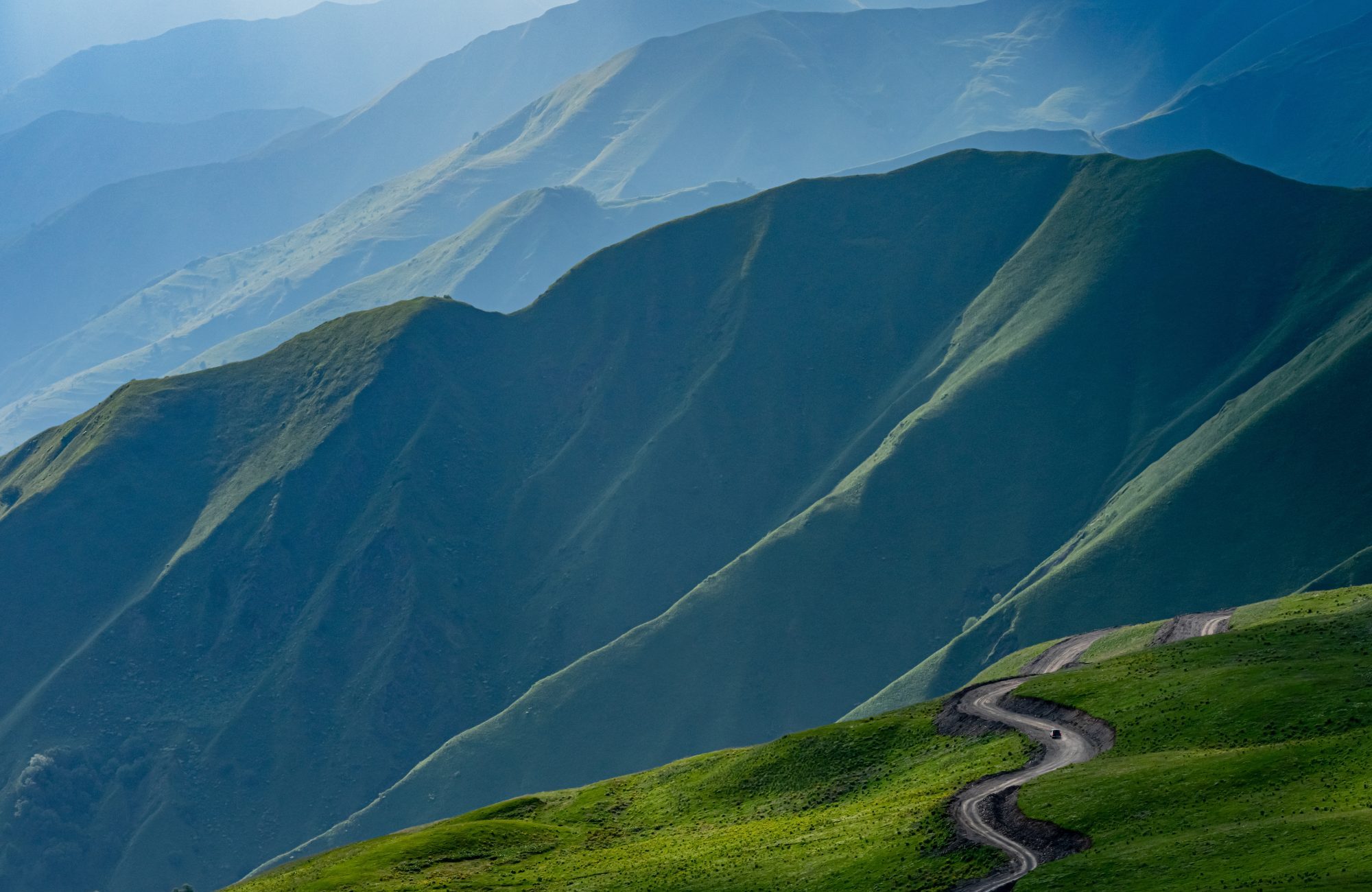 Khevsureti,,Georgia,Country.,The,Road,To,The,Village,Of,Shatili.
