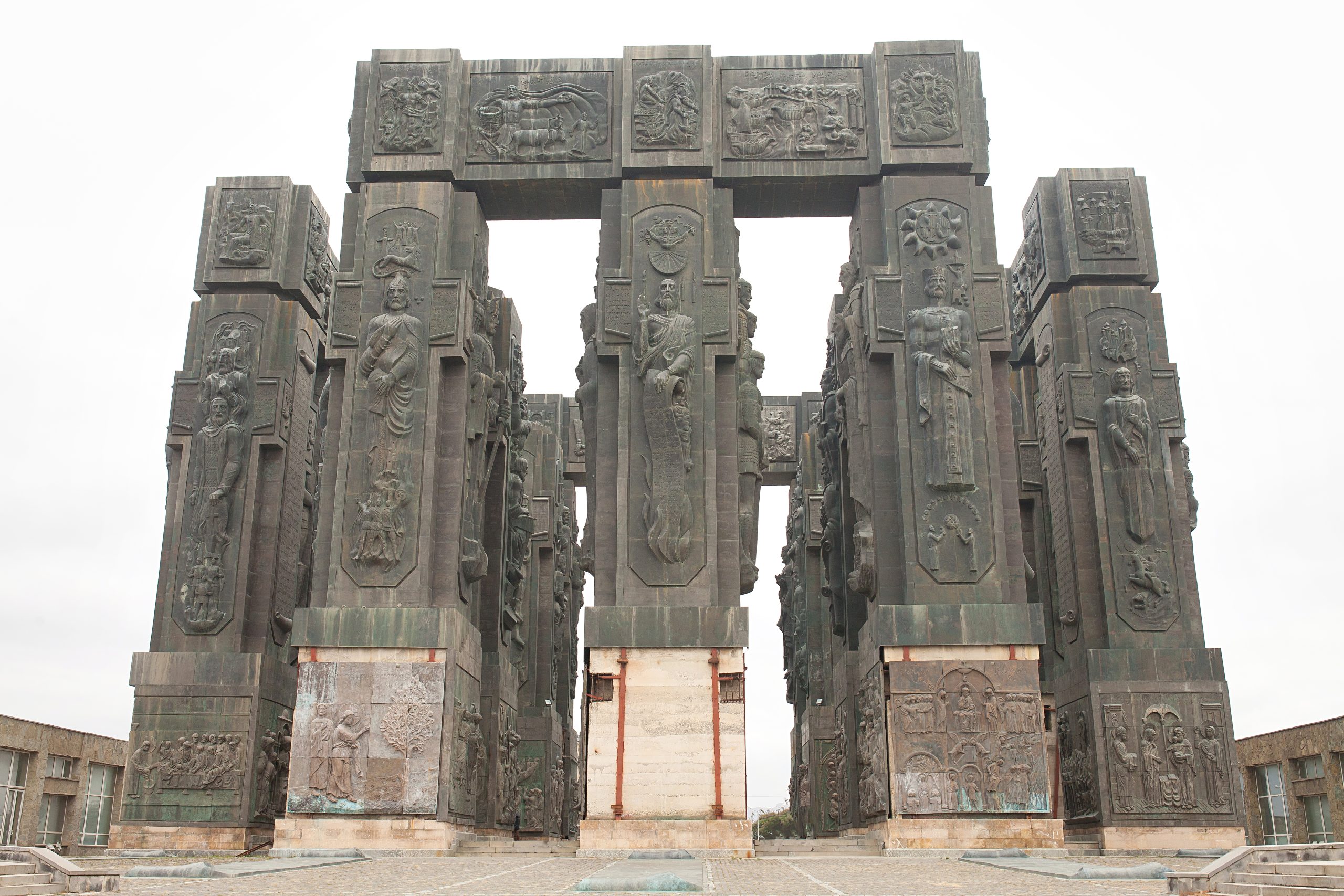 Tbilisi,,Georgia,-,December,2018:,History,Of,Georgia,Monument,By